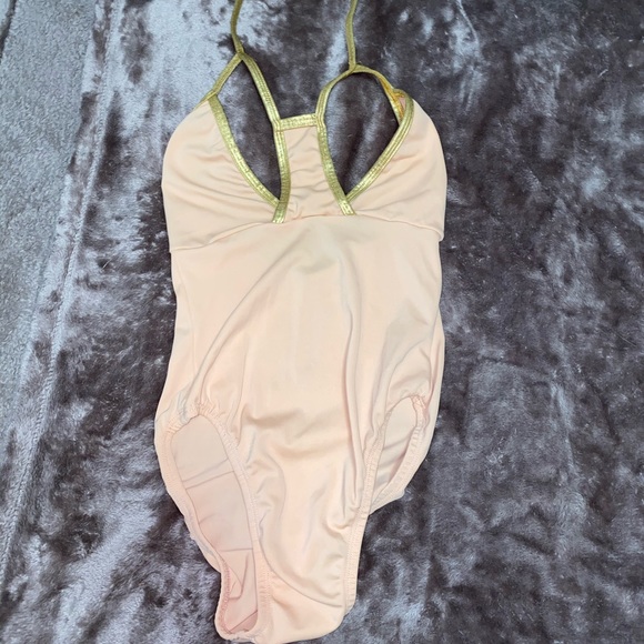 Nude and gold one piece body suit bartending - Picture 1 of 1